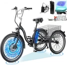 Slsy 3 Wheels Electric Bicycle Peak 700W Step-thru 26" Etrike 10.4AH Battery. Fixed Price $689.99.