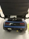 Pride Maxima 4-WHEELED Electric Mobility Scooter Blue Padded Armrest Swivel Seat. Fixed Price $2000.00.