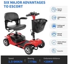 1INCHOME 4 Wheel Mobility Scooter For Seniors, Folding Electric Powered. Fixed Price $750.00.