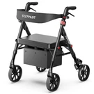 Foldable Rollator Walker With Seat For Seniors Adults Rolling Max 500 Lbs. Fixed Price $114.99.