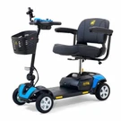 Golden Buzzaround Xl 4-WHEEL Lightweight Portable Mobility Electric Scooter Blue. Fixed Price $1540.00.