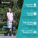 Elenker YF-9005F Knee Walker 10" Wheels With Dual Braking System Black. Fixed Price $98.66.