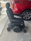 Quantum Power Wheelchair Black Joystick Cup Holder Headrest 6 Wheels Electric. Fixed Price $550.00.