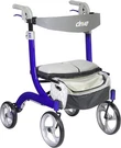 Drive Medical RTL10266BL Nitro Dlx Euro Style Rollator Rolling Walker Sleek Blue. Fixed Price $266.00.