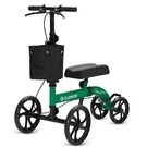 Elenker Best Value Knee Walker 10" Front Wheel Steerable Scooter Crutch - Green. Fixed Price $100.56.