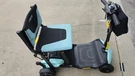 Pride Foldable 4-WHEELED Electric Mobility Go-go Scooter Light Blue Black. Fixed Price $800.00.