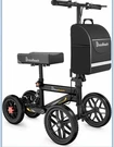 Blessreach Deluxe All Terrain Knee Scooter Walker Steerable Black. Fixed Price $79.68.