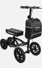 New Bless Reach Steerable Knee Scooter Black, All-terrain, Disc Brakes. Fixed Price $105.00.