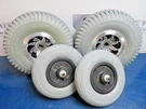 Set Drive Sunfire Plus Gt Tires 260X85 And Cheng Shin Caster Wheels 200X50 #5341. Fixed Price $199.95.