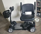 Gogo Ultra X Pride Scooter Blk On Sized 4 Wheels With Black Baske. Fixed Price $900.00.