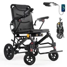 Used 33LB Lightweight Folding Electric Wheelchair All Terrain 300LB For Airline. Fixed Price $299.99.