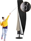 Patio Cover Fits 11FT 13FT Outdoor Umbrellas, Docepert 420D Black. Fixed Price $34.81.