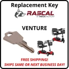 Rascal Venture Mega Motion Mobility Scooter Replacement Key. Fixed Price $13.99.