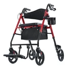 Metro Mobility Walker Wheelchair Combo 2 In 1 Foldable Transport Rollator. Fixed Price $129.00.