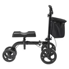 Folding Knee Scooter, Carbon Steel Steerable Walker With Height-adjustable. Fixed Price $155.69.