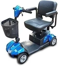 Ev Rider Citycruzer 4 Wheel Electric Portable Travel Scooter - Blue. Fixed Price $1540.00.