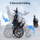 Mobility Scooter Intelligent Foldable Electric Wheelchair All Terrain For Travel. Fixed Price $499.00.