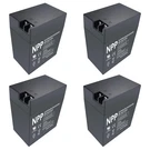 Npp NP6-14AH (4PCS) 6V Rechargeable Sealed Lead Acid Battery For Parmak 901. Fixed Price $159.96.