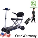 Wheels Foldable Travel Mobility Scooter 24V Battery Powered For Elderly. Fixed Price $1529.99.