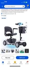 Electric Motorized Mobility Scooter For Seniors Range 300LBS Weight Capacity New. Fixed Price $698.00.