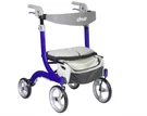Drive Medical Nitro Dlx Foldable Rollator Walker - Hand Brakes Sleek Blue. Fixed Price $140.00.