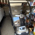 Afikim 4-WHEELED Mobility Scooter Canopy Dual Seats Headrests Black/silver. Fixed Price $4500.00.