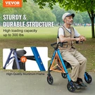Vevor Rollator Walker For Seniors And Adult, 300LBS Capacity. Fixed Price $105.42.