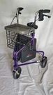 Nova Traveler 3 Wheel Folding Walker Purple. Fixed Price $100.00.