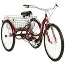 Schwinn S4002 Meridian Adult Tricycle - Black Cherry. Fixed Price $497.00.