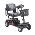 Drive Medical PHOENIXHD4 Wheel Electric Heavy Duty Mobility Scooter, Red/blue. Fixed Price $2849.00.