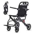 Eazingo Aluminum Alloy Portable Folding Transport Wheelchair. Fixed Price $300.00.