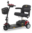 Golden Buzzaround Xl 3-WHEEL Lightweight Portable Mobility Electric Scooter Red. Fixed Price $1437.00.