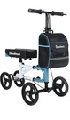 Knee Scooter For Adults Walker Foot Injuries With Dual Braking System Blue. Fixed Price $74.98.