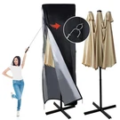 Docepert Patio Umbrella Parasol Cover, 420D Waterproof Outdoor, Fits 13-15 Ft.... Fixed Price $36.18.