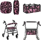 Ledback Walker Accessories For 3 Pcs, Cherry Blossom Rollator Seat And. Fixed Price $39.99.
