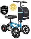 Blessreach Knee Scooter Walker Steerable Foldable 300LB Brake Blue, WB-2202. Fixed Price $114.44.