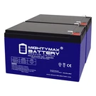 Mighty Max 12V 12AH Gel F2 Replaces Pride Travelpro 3WHEEL Scooter MM336 - 2PACK. Fixed Price $64.99.