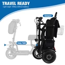 700W 3WHEELS Portable Double Motor Folding Electric Power Mobility Scooter,adult. Fixed Price $899.00.