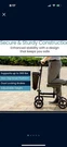 Medline Manual Seated Knee Scooter Crutch Alternative Black, 300LBS, New. Fixed Price $100.00.