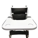 Wheelchair With Cup Holder, Removable Lap Tray, Portable Wheelchai.... Fixed Price $58.89.
