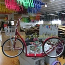 20" Adult Kick Scooter - Red Amish Foot Bike Basket Brakes & Racing Wheels Usa. Fixed Price $515.99.