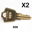 Two 606 Keys For Rascal Scooter Fits All Model 600T 600F (# Key). Fixed Price $8.95.