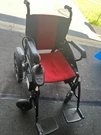 Culver Mobility Power Wheelchair Red Black Aluminum Joystick Foldable Anti-tilt. Fixed Price $395.00.