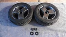 Pride Go Chair Pair 9X3 Flat-free Drive Wheels Tires Power Scooter PR1MO P-125. Fixed Price $75.00.