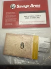 Omplete Unopened Savage Arms Mark I/ii/rascal/model 93/B.MAG Owners Manual. Fixed Price $9.95.