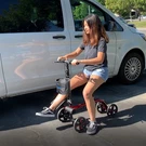 Tuffcare Smooth Seated Knee Scooter, Slow Propelled Mobility Walker. Fixed Price $169.00.