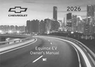 2026 Chevrolet Equinox Owners Manual Oem Operator User Guide Book. Fixed Price $49.99.