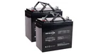 Jet Hd Pride Replacement Wheelchair Batteries (2 - 12 Volt 55 Amp). Fixed Price $229.99.