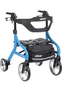 Drive Medical Nitro Sprint Rollator Walker Heavy Duty Wseat Blue. Fixed Price $191.00.