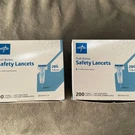 Medline Safety Lancets 28 Gauge 1.6 Mm Push Button Latex Free Single Use. Fixed Price $45.00.